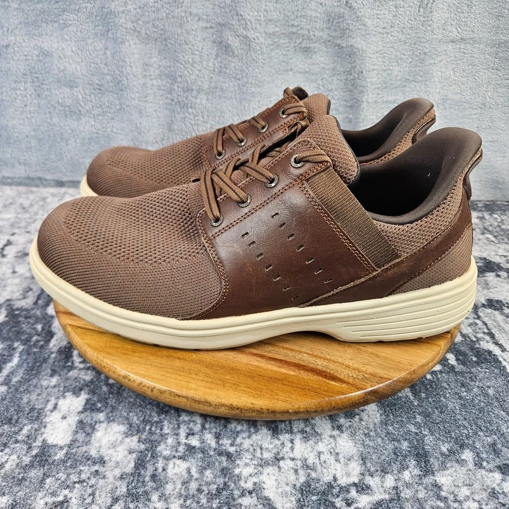Orthofeet Siron 20217 Diabetic Orthopedic Shoes Walking Brown Mens Size 11.5 D